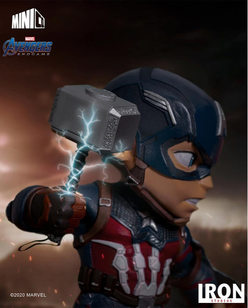 Estátua Captain America - Avengers: Endgame - MiniCo - Iron Studios