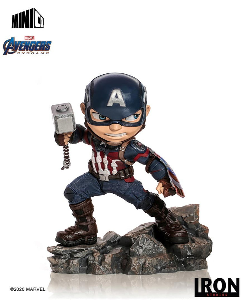 Estátua Captain America - Avengers: Endgame - MiniCo - Iron Studios