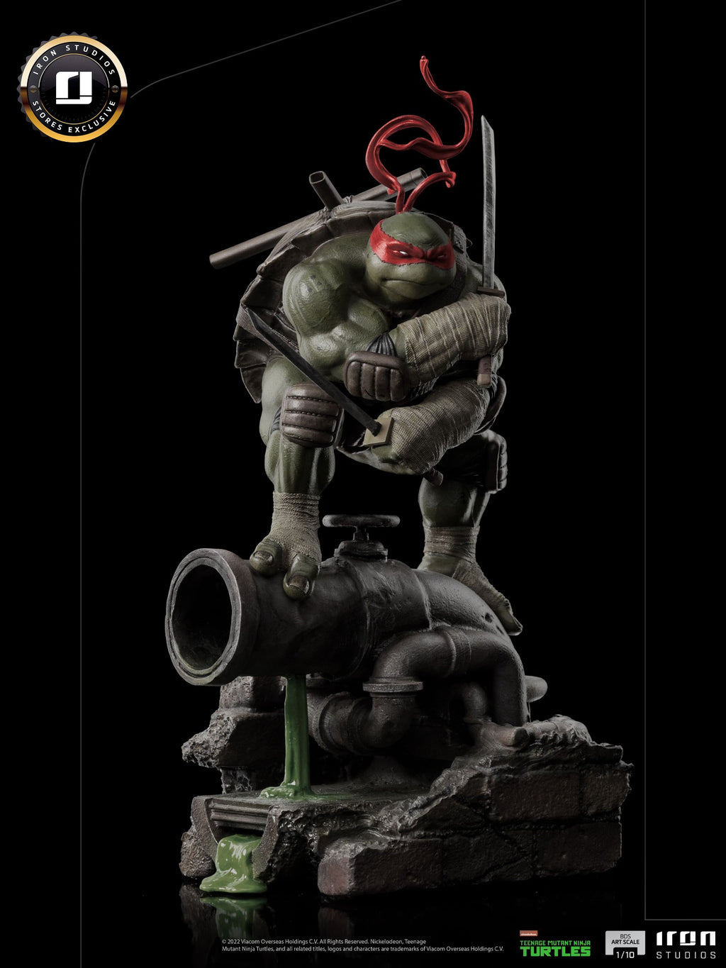 Estátua Leonardo (Comics Exclusive) - TMNT - BDS Art Scale 1/10 - Iron Studios