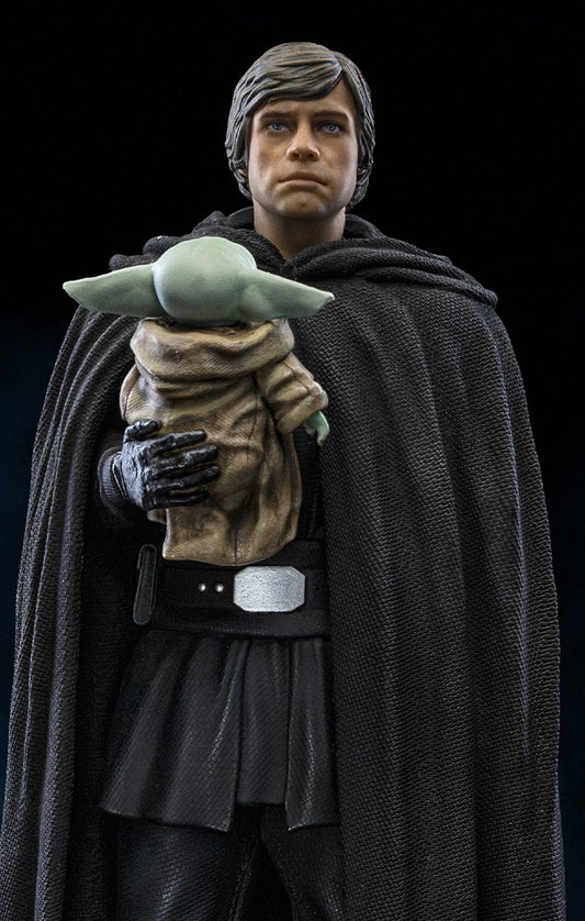 Estátua Luke Skywalker and Grogu - The Mandalorian - Art Scale 1/10 - Iron Studios