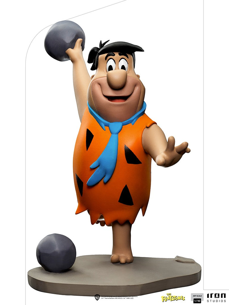 Estátua Fred Flintstone - The Flintstones - Art Scale 1/10 - Iron Studios