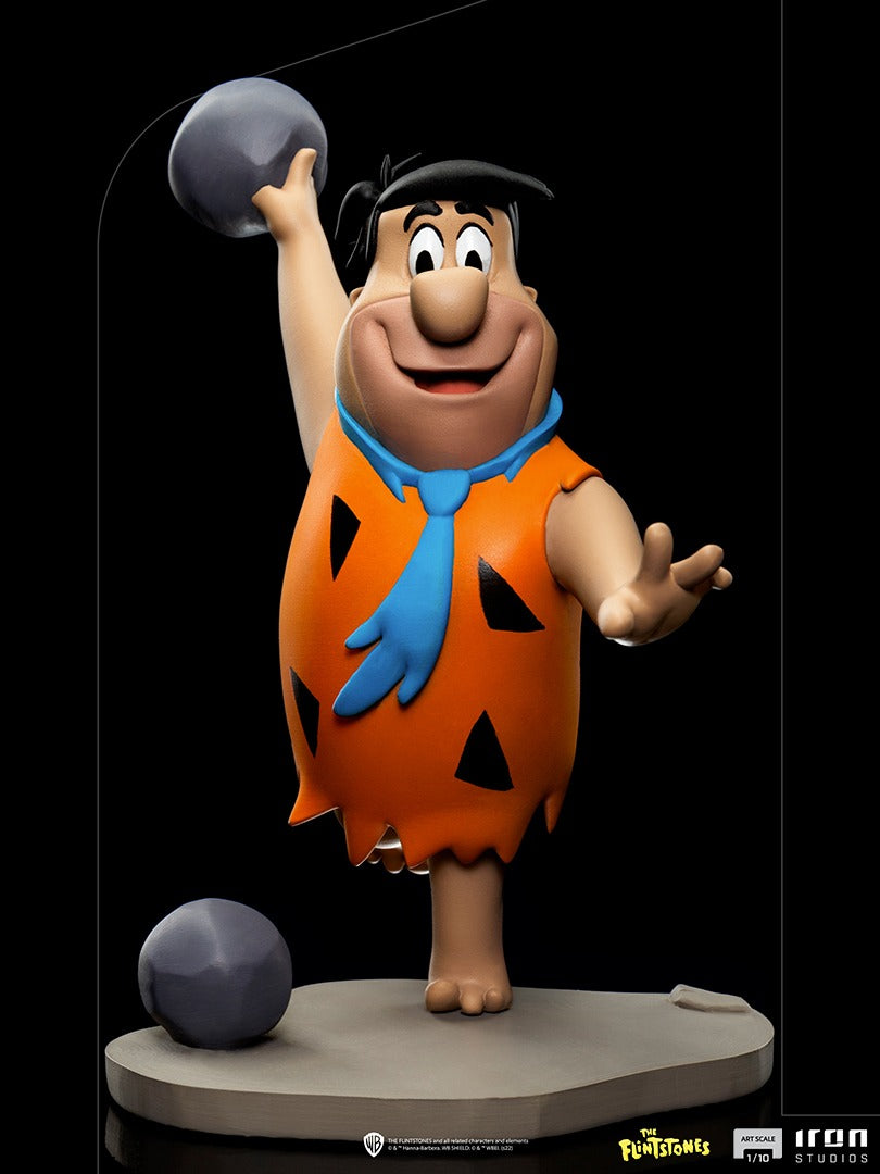 Estátua Fred Flintstone - The Flintstones - Art Scale 1/10 - Iron Studios