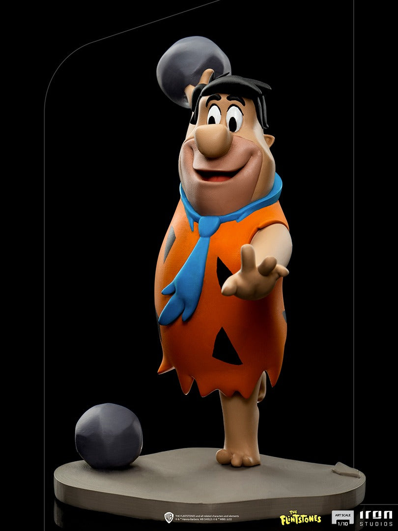 Estátua Fred Flintstone - The Flintstones - Art Scale 1/10 - Iron Studios