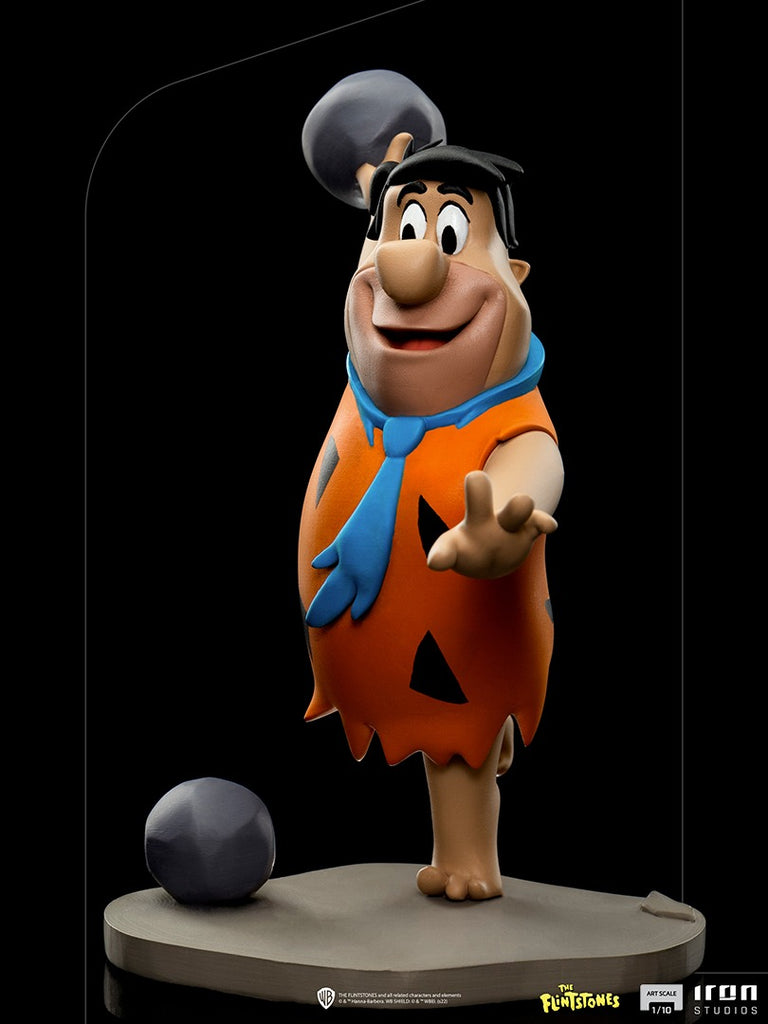 Estátua Fred Flintstone - The Flintstones - Art Scale 1/10 - Iron Studios