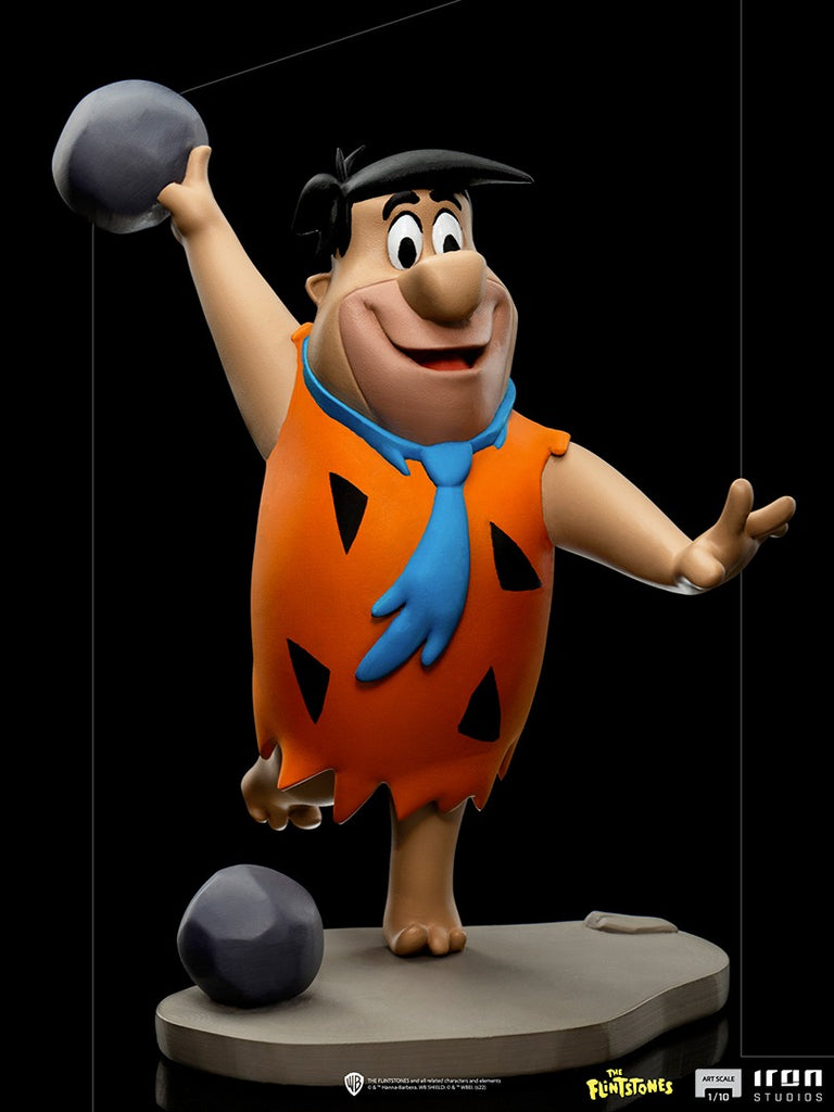 Estátua Fred Flintstone - The Flintstones - Art Scale 1/10 - Iron Studios