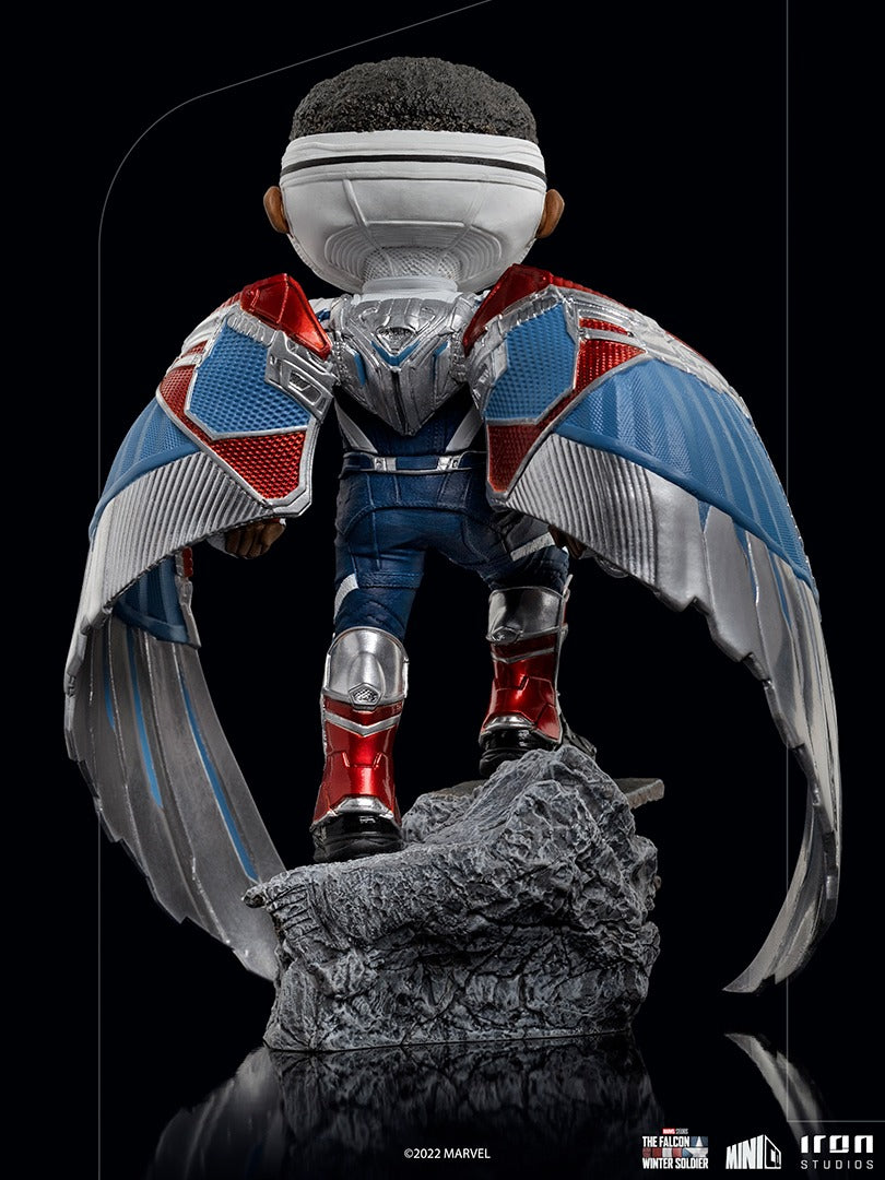 Estátua Captain America Sam Wilson - The Falcon and the Winter Soldier - MiniCo - Iron Studios