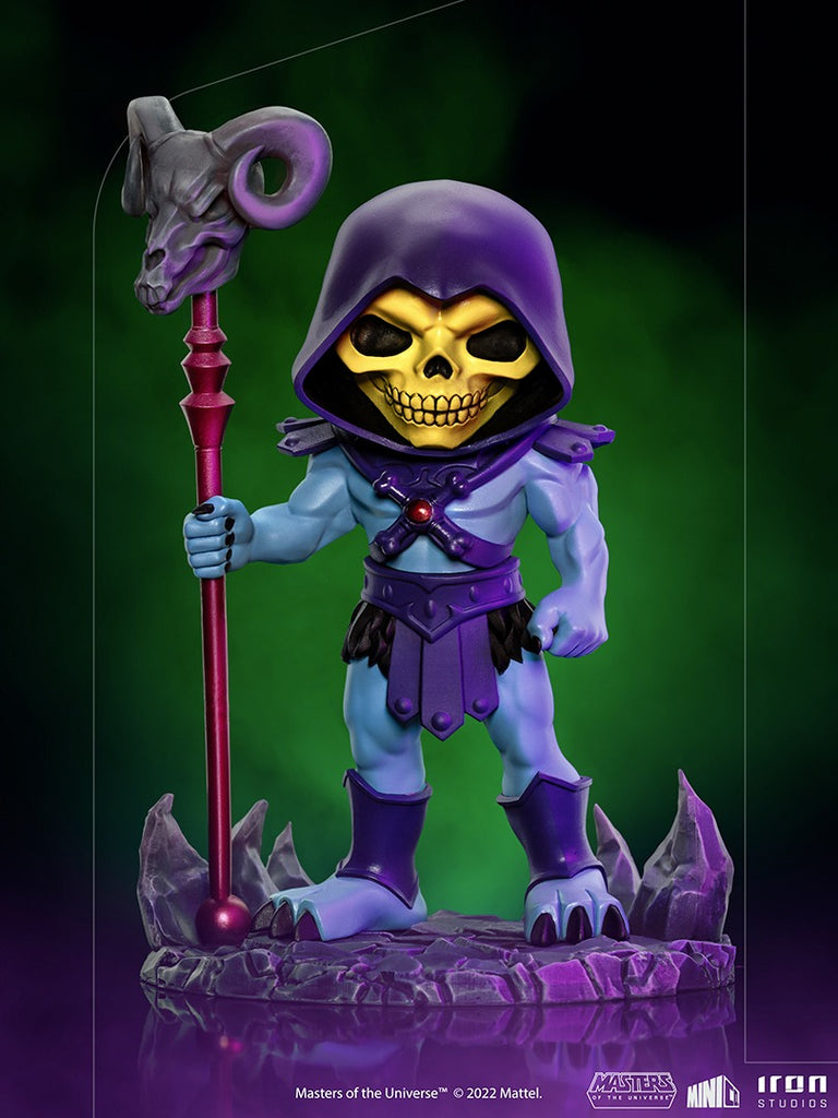 Estátua Esqueleto - He-Man e os Mestres do Universo - MiniCo - Iron Studios