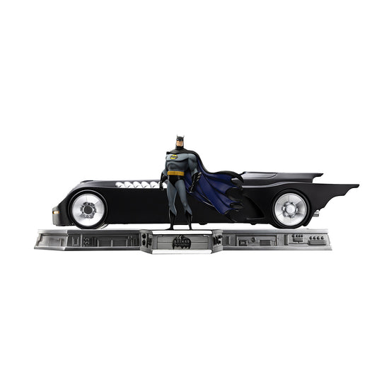 Estátua Batman e Batmóvel Deluxe - Batman Animated Series - Art Scale 1/10 - Iron Studios