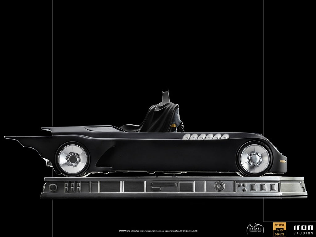 Estátua Batman e Batmóvel Deluxe - Batman Animated Series - Art Scale 1/10 - Iron Studios