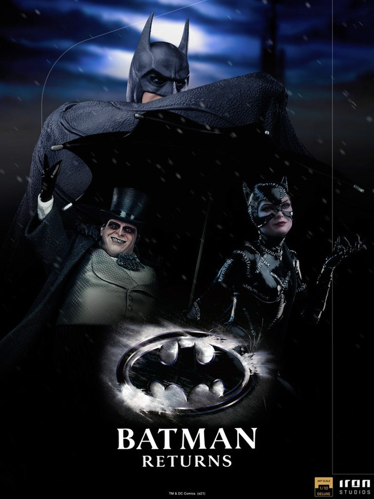 Estátua Batman Deluxe - Batman Returns - Art Scale 1/10 - Iron Studios
