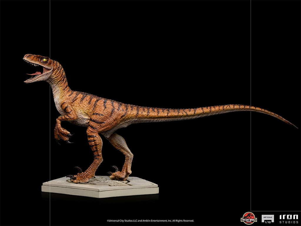Estátua Velociraptor - Jurassic Park Lost World - Art Scale 1/10 - Iron Studios