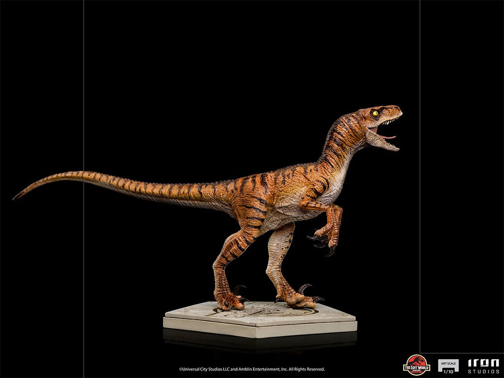 Estátua Velociraptor - Jurassic Park Lost World - Art Scale 1/10 - Iron Studios