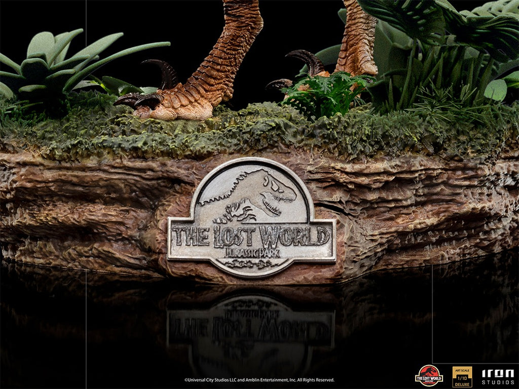 Estátua Velociraptor Deluxe - Jurassic World Lost World - Art Scale 1/10 - Iron Studios