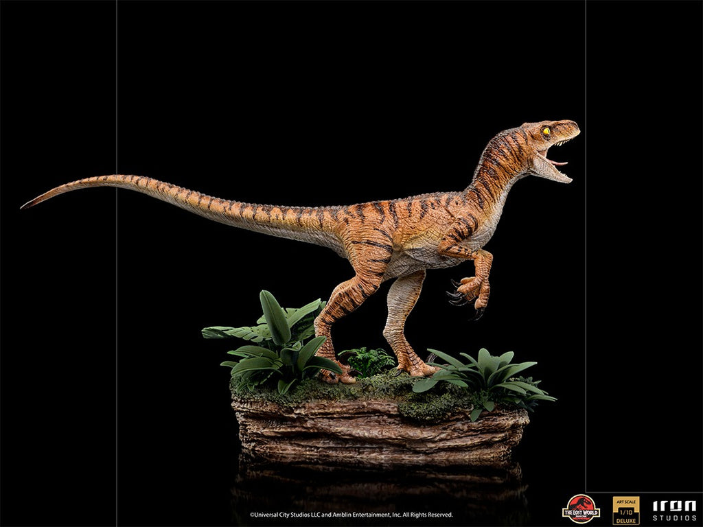 Estátua Velociraptor Deluxe - Jurassic World Lost World - Art Scale 1/10 - Iron Studios