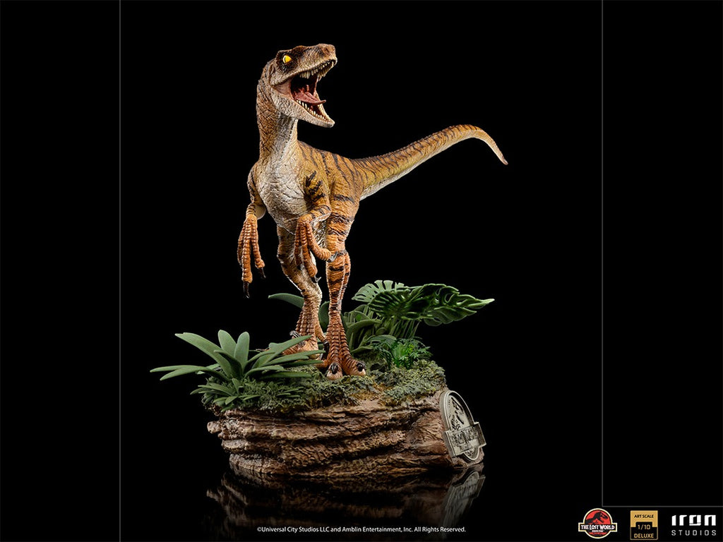 Estátua Velociraptor Deluxe - Jurassic World Lost World - Art Scale 1/10 - Iron Studios