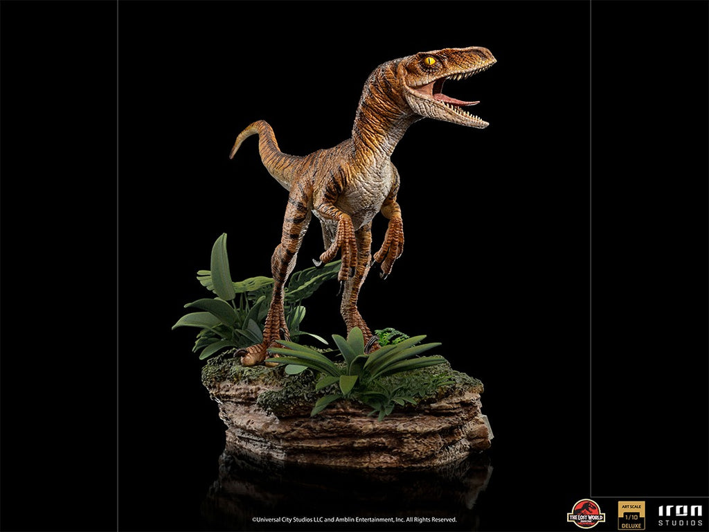 Estátua Velociraptor Deluxe - Jurassic World Lost World - Art Scale 1/10 - Iron Studios