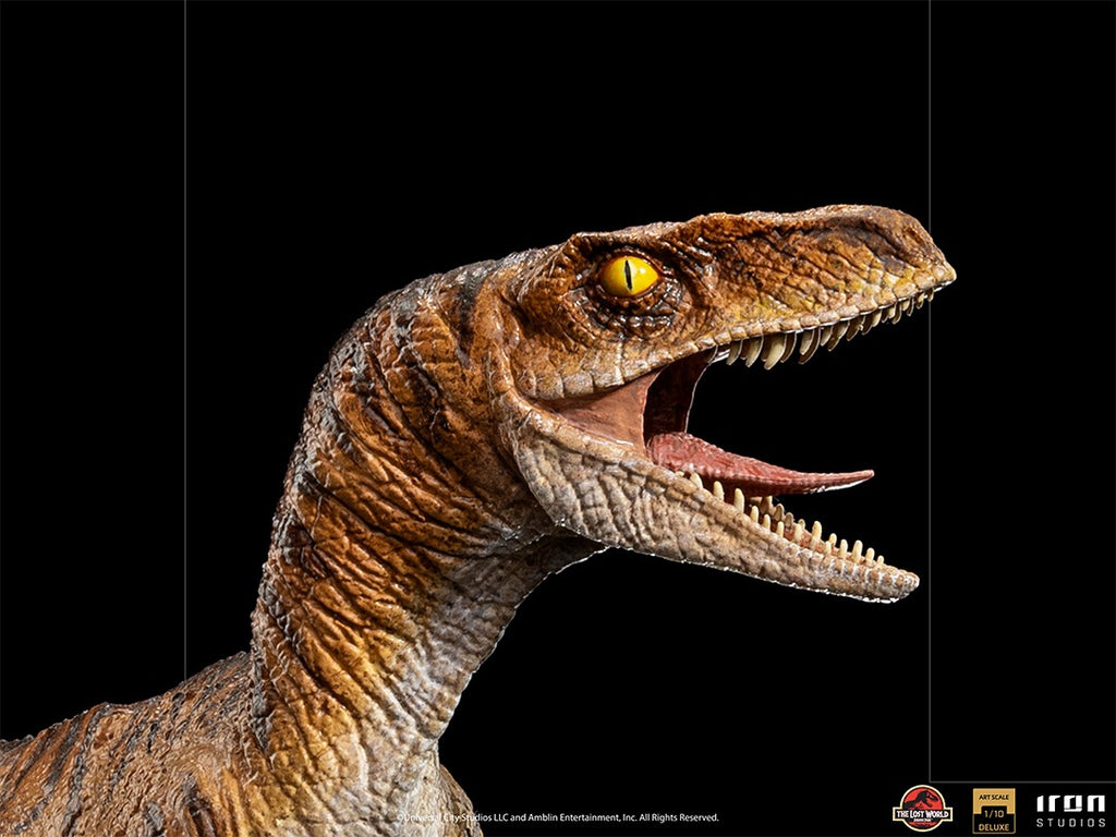 Estátua Velociraptor Deluxe - Jurassic World Lost World - Art Scale 1/10 - Iron Studios