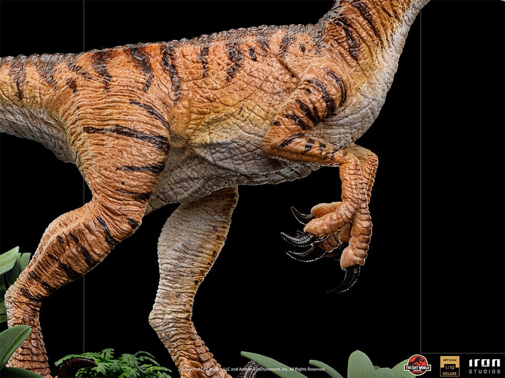 Estátua Velociraptor Deluxe - Jurassic World Lost World - Art Scale 1/10 - Iron Studios