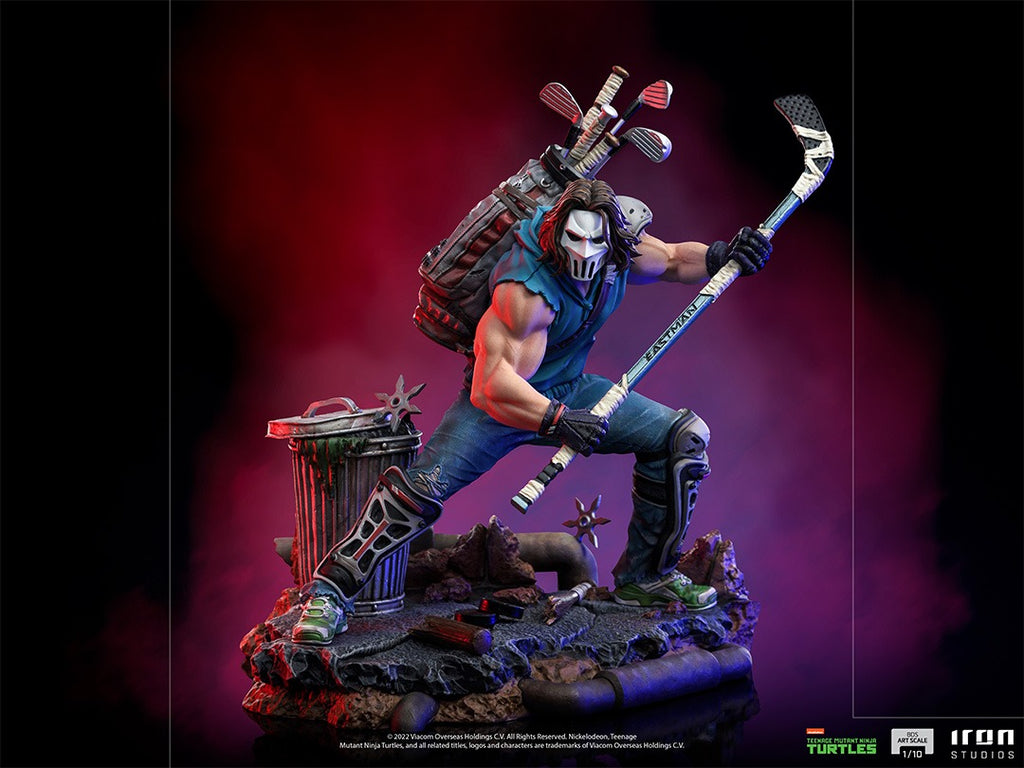 Estátua Casey Jones - Tartarugas Ninja - BDS Art Scale 1/10 - Iron Studios