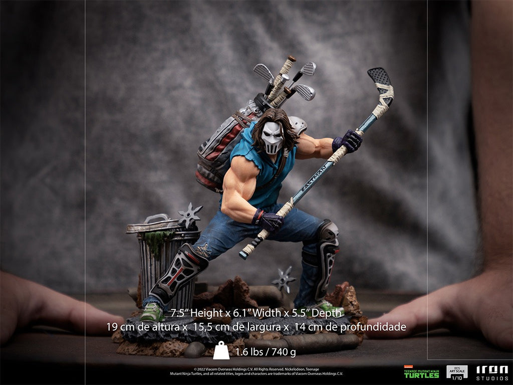 Estátua Casey Jones - Tartarugas Ninja - BDS Art Scale 1/10 - Iron Studios