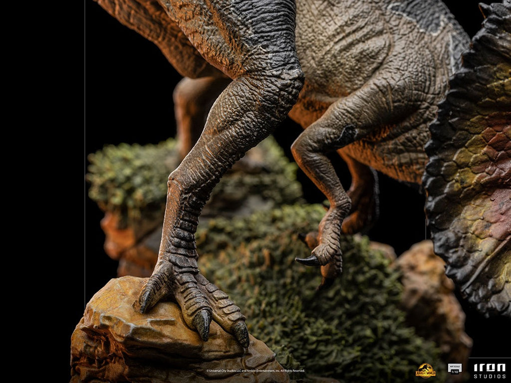Estátua Dilofossauro - Jurassic World - Art Scale 1/10 - Iron Studios