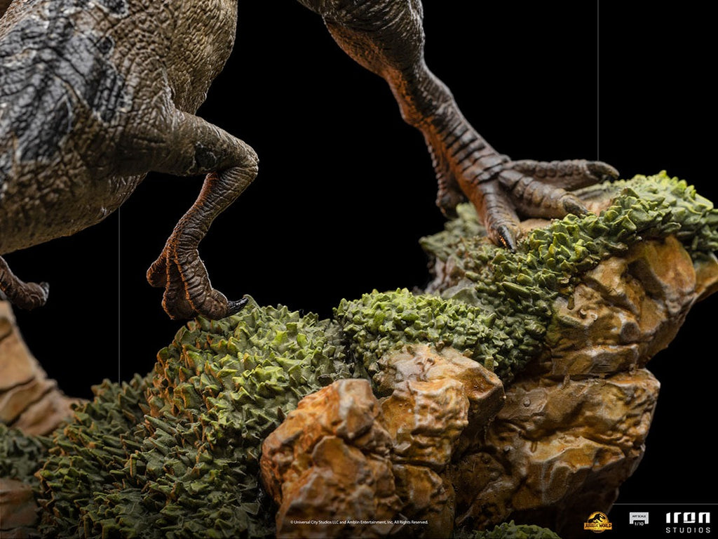 Estátua Dilofossauro - Jurassic World - Art Scale 1/10 - Iron Studios
