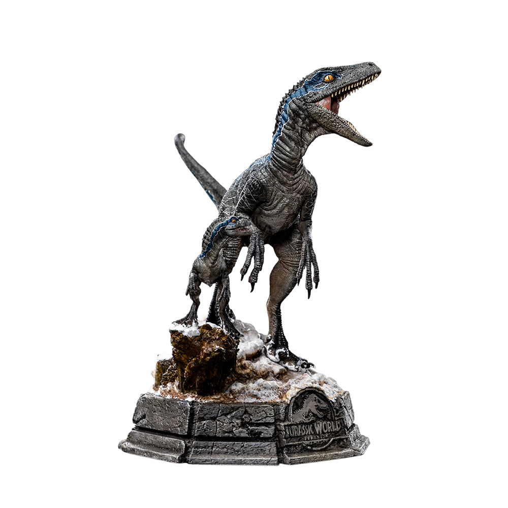 Estátua Blue and Beta Deluxe - Jurassic World: Dominion - Art Scale 1/10 - Iron Studios