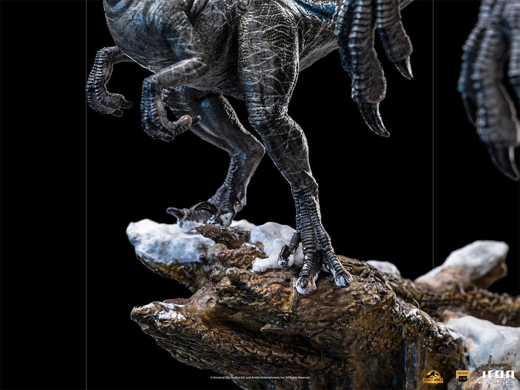 Estátua Blue and Beta Deluxe - Jurassic World: Dominion - Art Scale 1/10 - Iron Studios