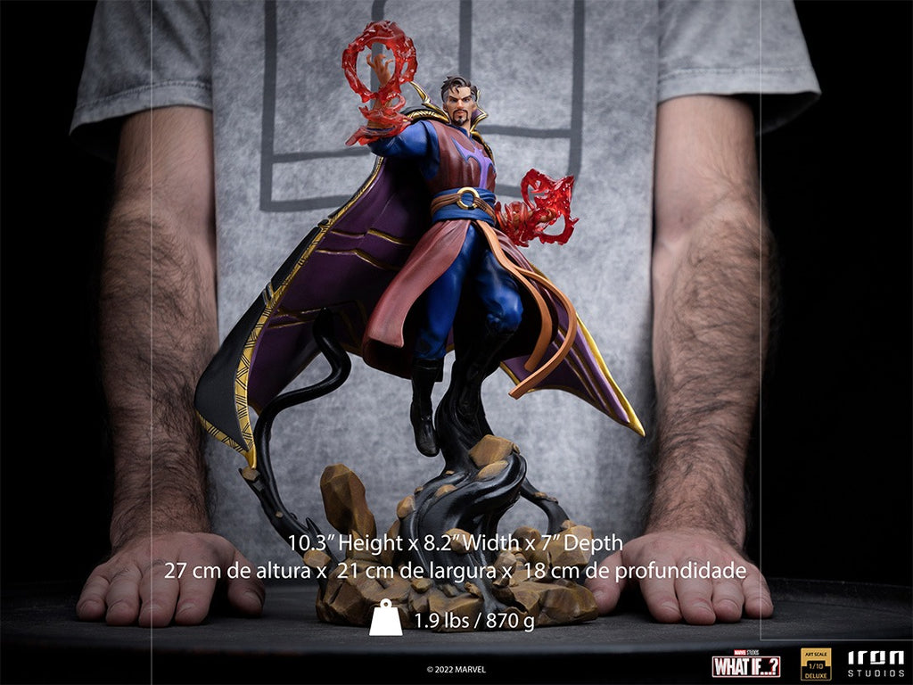 Estátua Doutor Estranho Supremo Deluxe - What if.. - Marvel - Art Scale 1/10 - Iron Studios