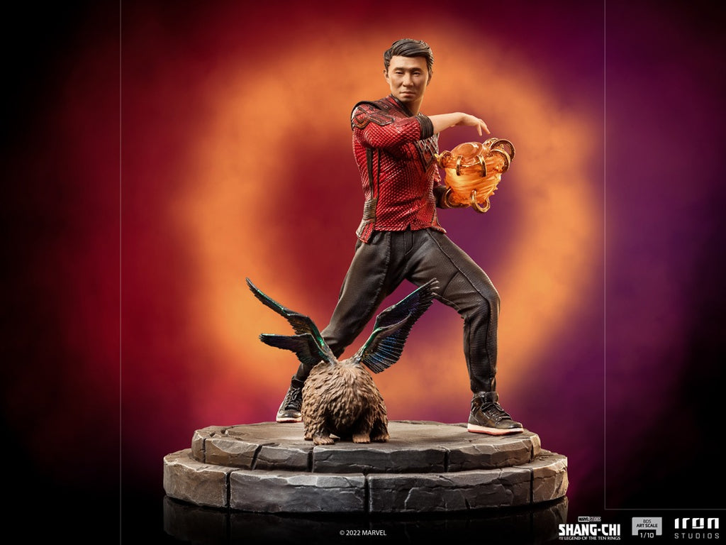 Estátua Shang-Chi & Morris - Shang-Chi e a Lenda dos Dez Anéis - Marvel - BDS Art Scale 1/10 - Iron Studios