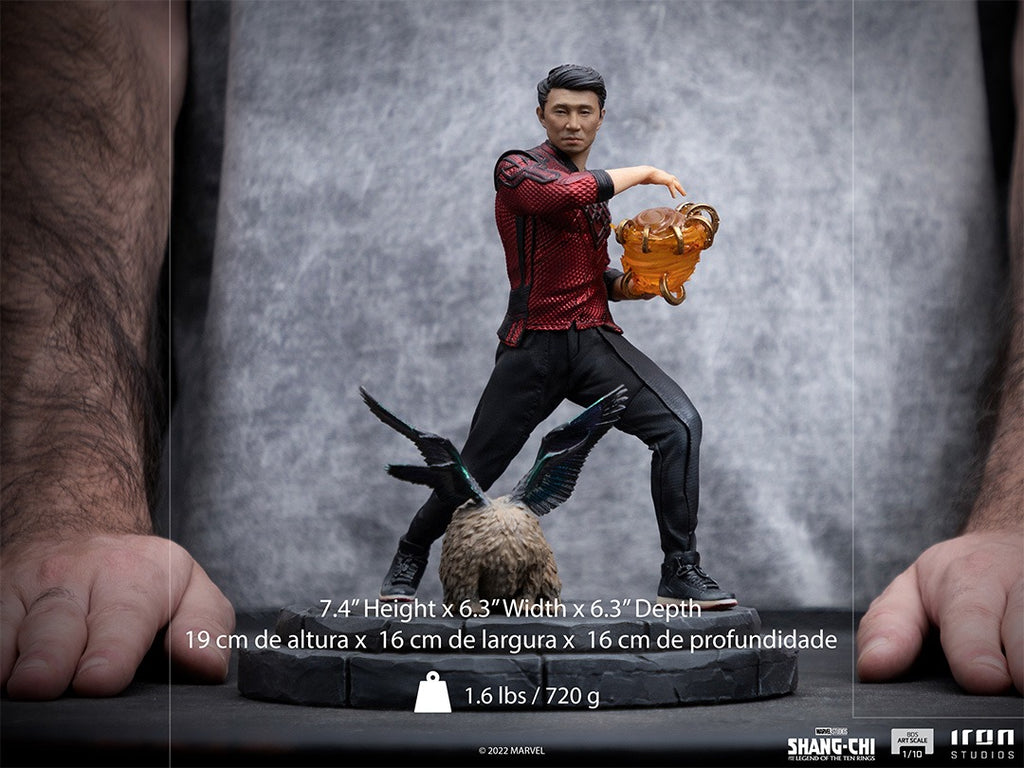 Estátua Shang-Chi & Morris - Shang-Chi e a Lenda dos Dez Anéis - Marvel - BDS Art Scale 1/10 - Iron Studios