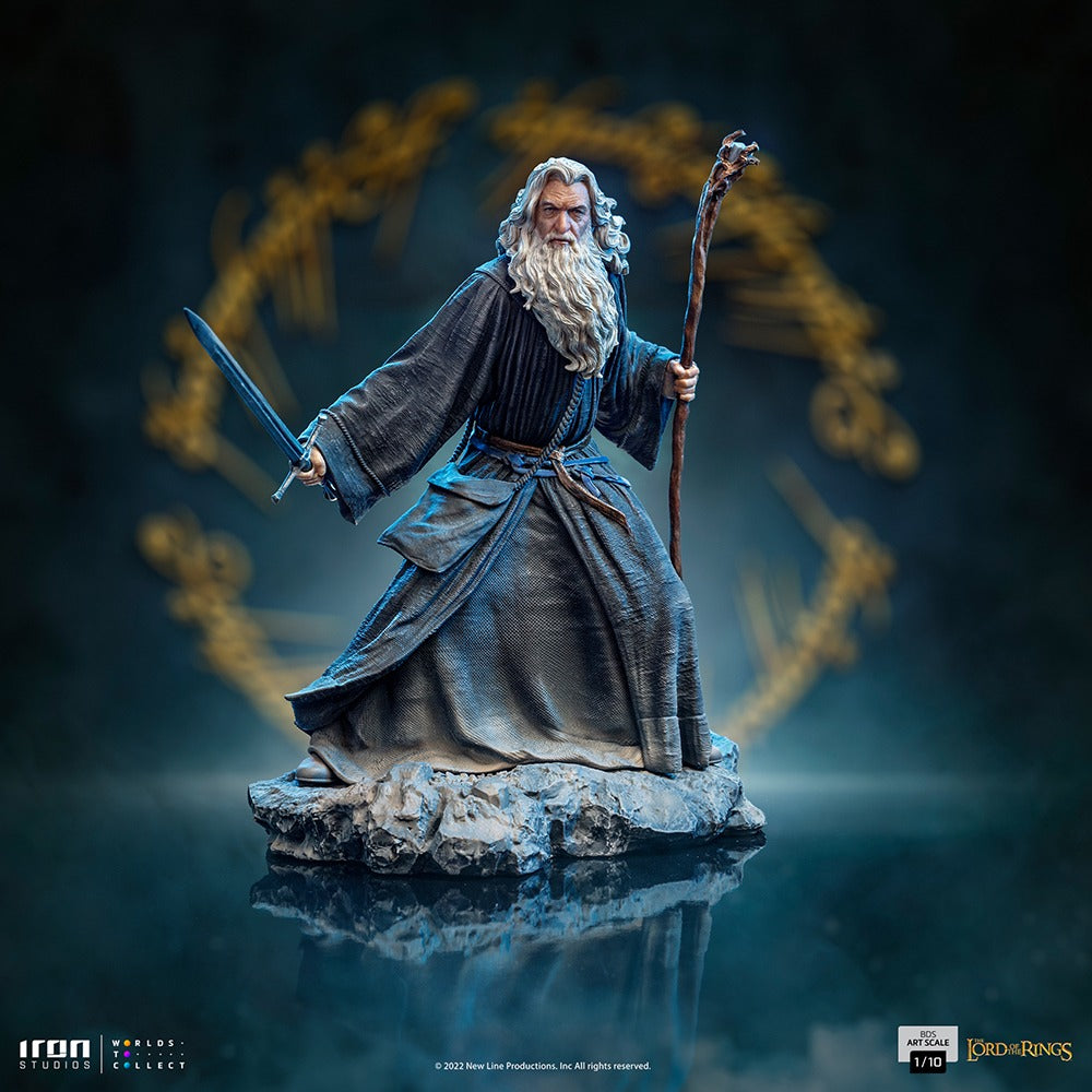 Estátua Gandalf - O Senhor dos Anéis - BDS Art Scale 1/10 - Iron Studios
