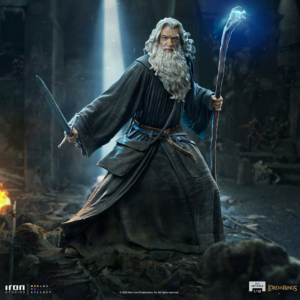 Estátua Gandalf - O Senhor dos Anéis - BDS Art Scale 1/10 - Iron Studios