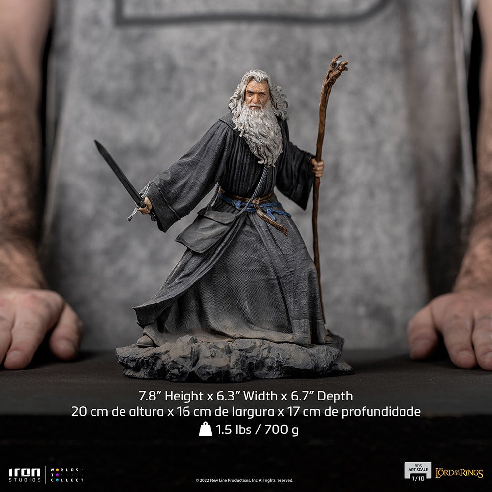 Estátua Gandalf - O Senhor dos Anéis - BDS Art Scale 1/10 - Iron Studios