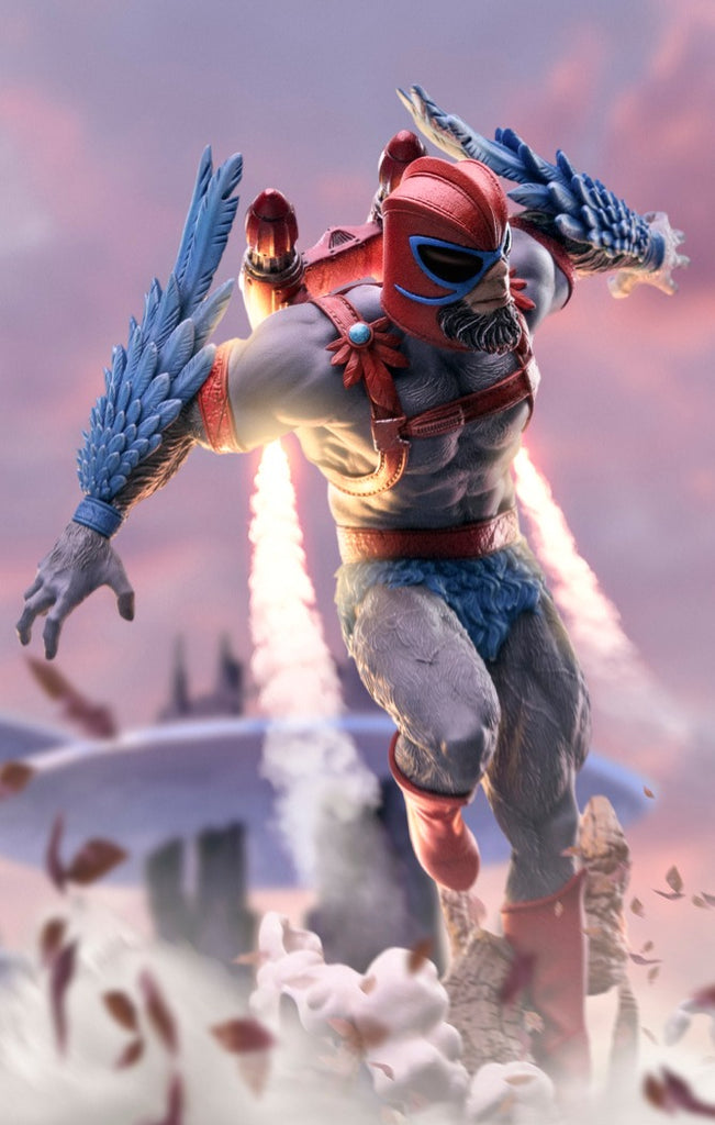Estátua Stratos - He-Man e os Mestres do Universo - BDS Art Scale 1/10 - Iron Studios