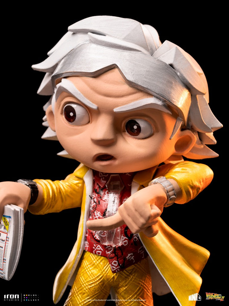 Estátua Doctor Brown - De Volta para o Futuro - MiniCo - Iron Studios