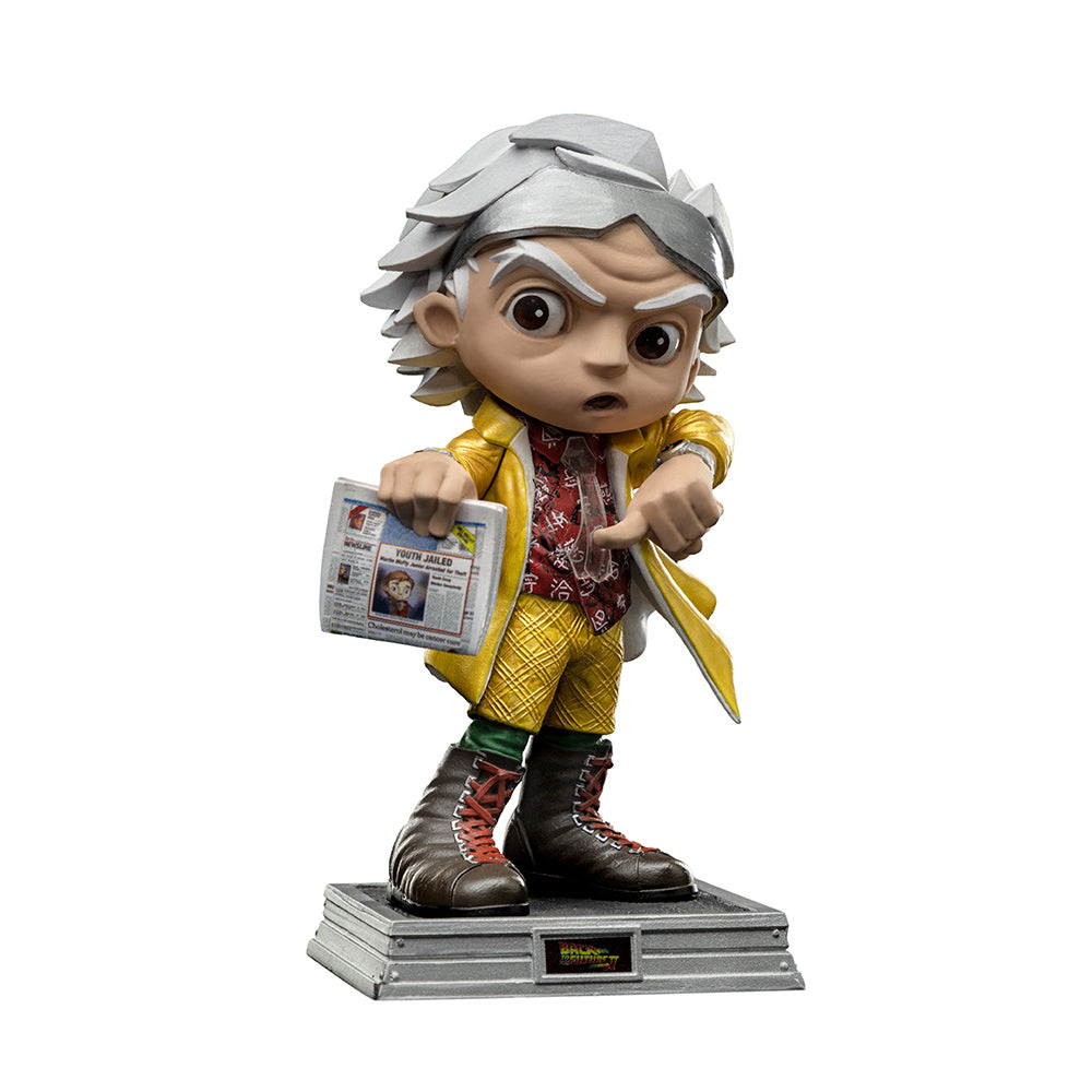 Estátua Doctor Brown - De Volta para o Futuro - MiniCo - Iron Studios