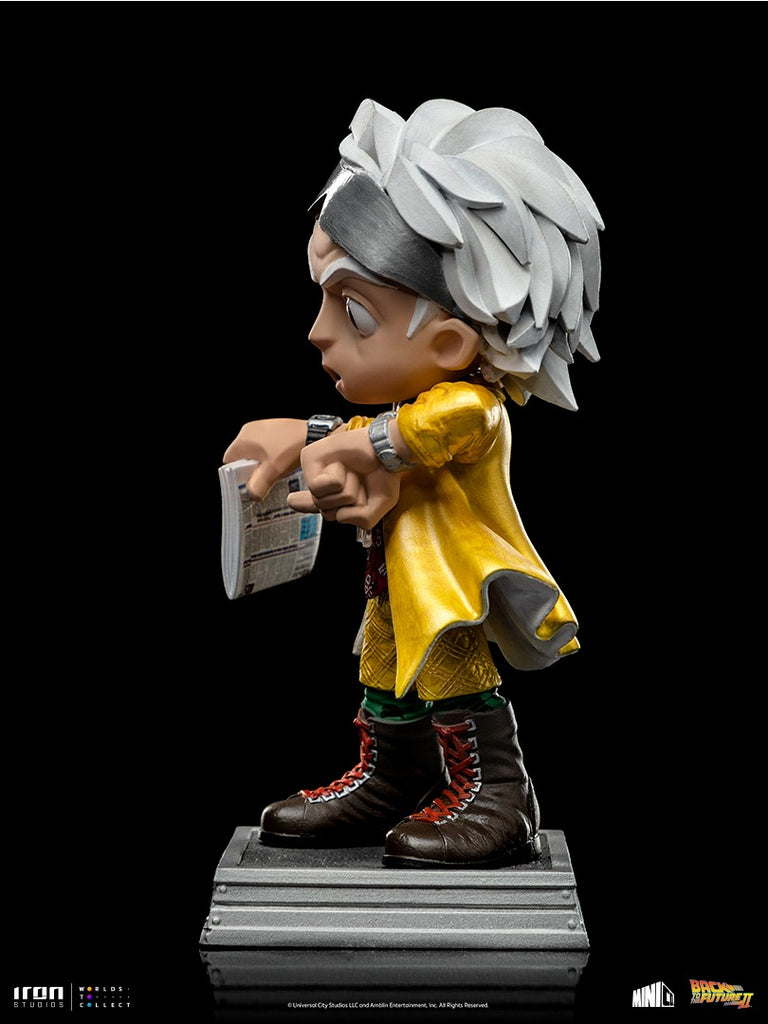 Estátua Doctor Brown - De Volta para o Futuro - MiniCo - Iron Studios