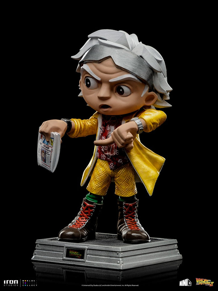 Estátua Doctor Brown - De Volta para o Futuro - MiniCo - Iron Studios