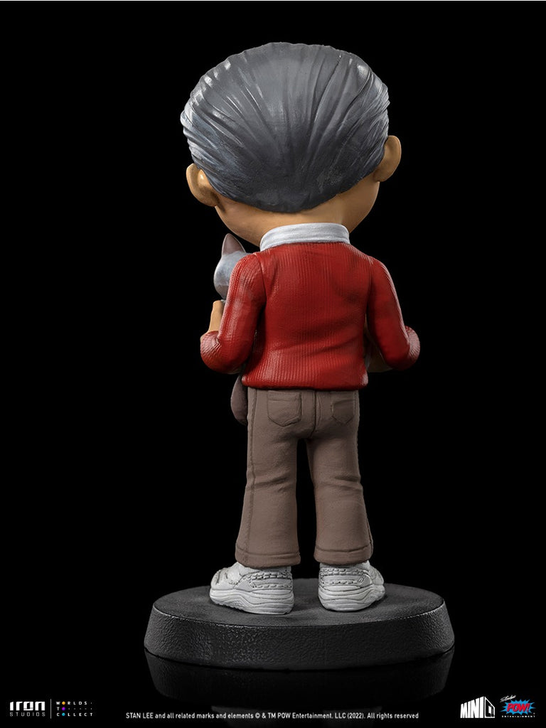 Estátua Stan Lee e a Gata Rabugenta - Pow - MiniCo - Iron Studios
