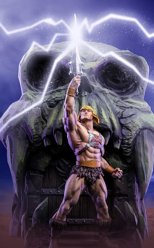 Estátua He-Man Deluxe - He-Man e os Mestres do Universo - Art Scale 1/10 - Iron Studios