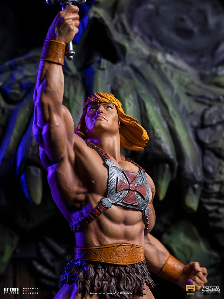 Estátua He-Man Deluxe - He-Man e os Mestres do Universo - Art Scale 1/10 - Iron Studios