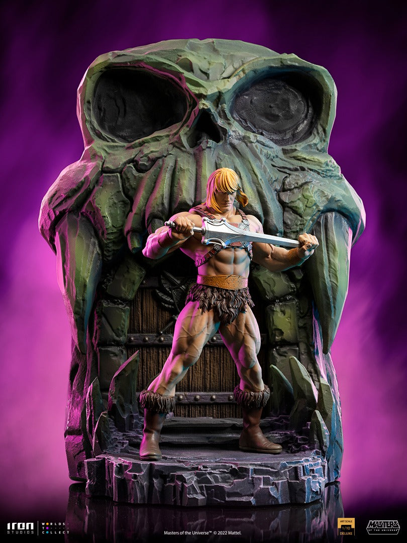 Estátua He-Man Deluxe - He-Man e os Mestres do Universo - Art Scale 1/10 - Iron Studios