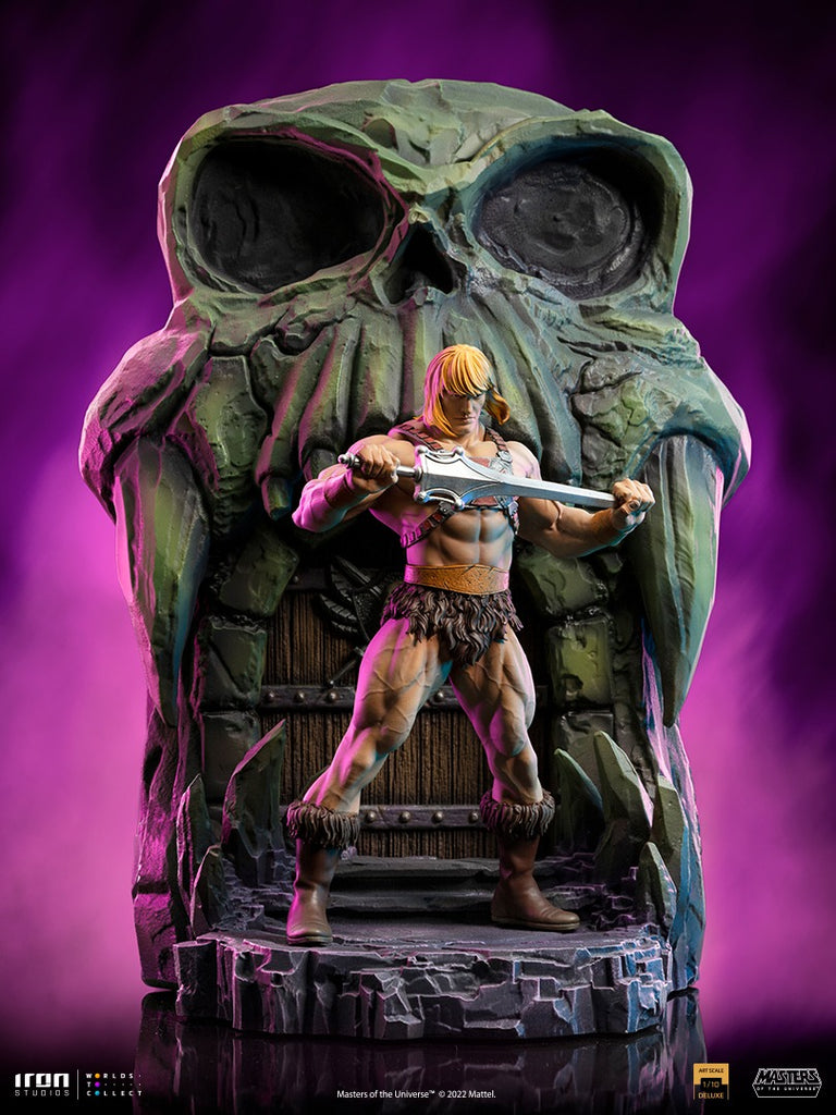 Estátua He-Man Deluxe - He-Man e os Mestres do Universo - Art Scale 1/10 - Iron Studios