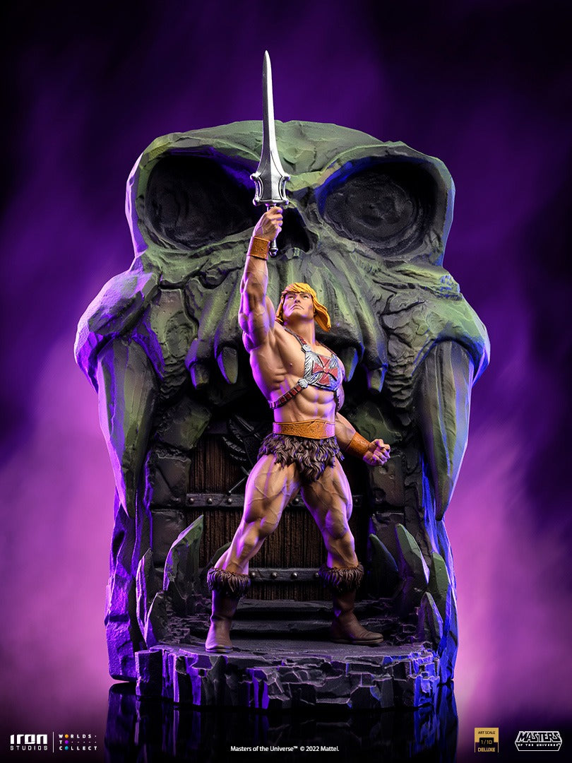 Estátua He-Man Deluxe - He-Man e os Mestres do Universo - Art Scale 1/10 - Iron Studios