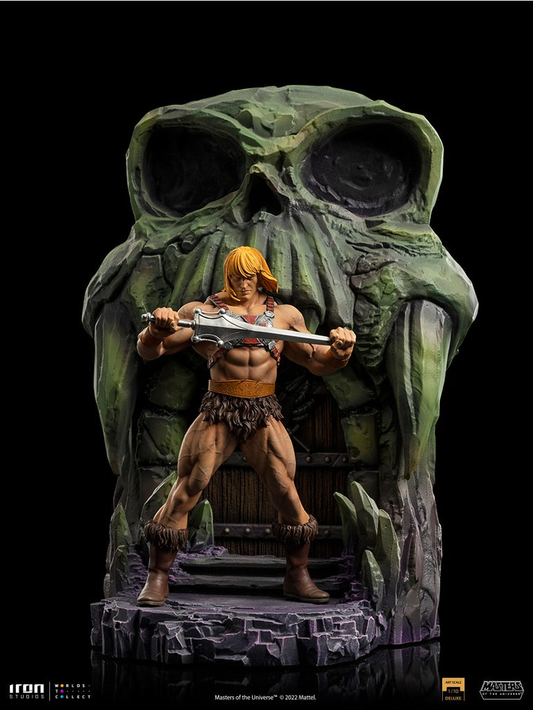 Estátua He-Man Deluxe - He-Man e os Mestres do Universo - Art Scale 1/10 - Iron Studios