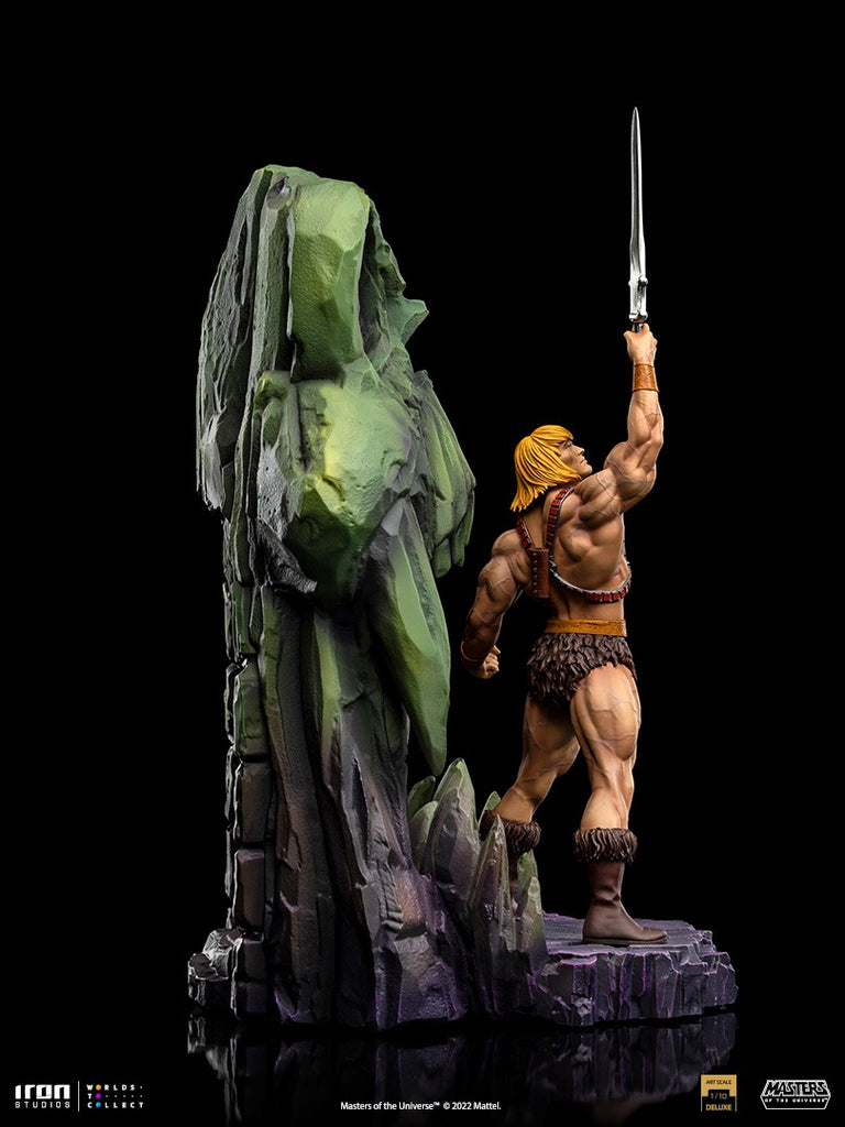 Estátua He-Man Deluxe - He-Man e os Mestres do Universo - Art Scale 1/10 - Iron Studios
