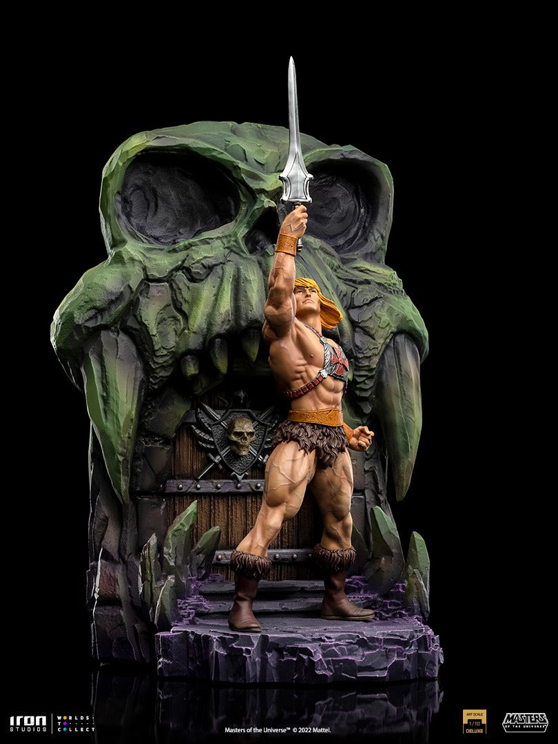 Estátua He-Man Deluxe - He-Man e os Mestres do Universo - Art Scale 1/10 - Iron Studios