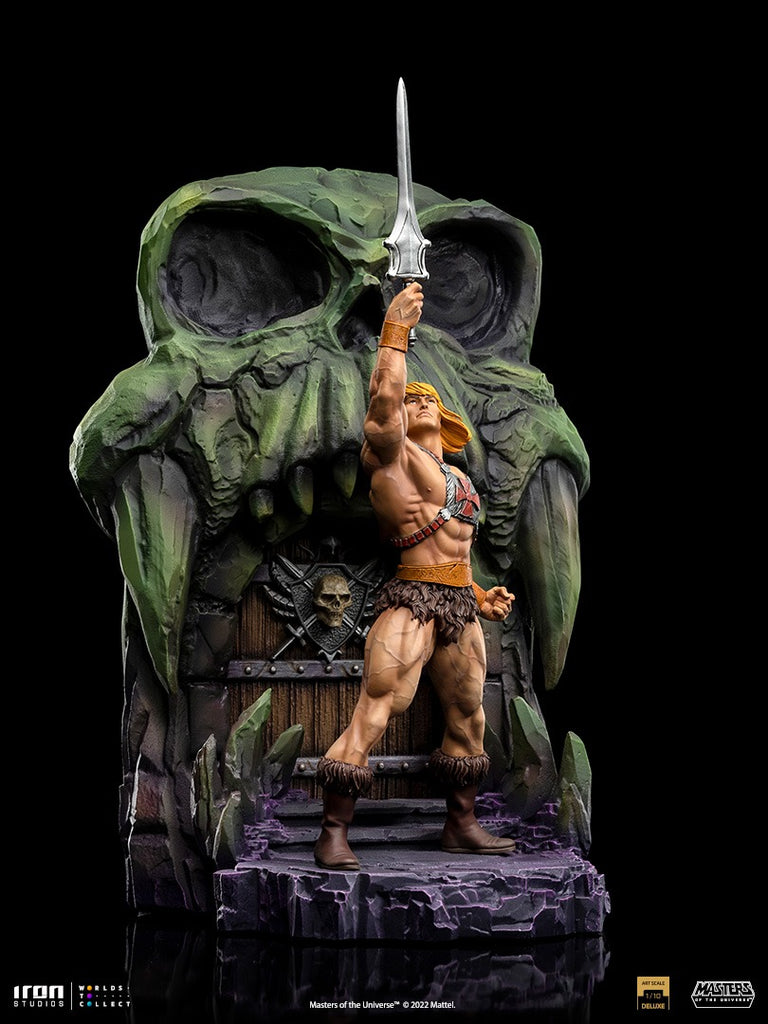 Estátua He-Man Deluxe - He-Man e os Mestres do Universo - Art Scale 1/10 - Iron Studios