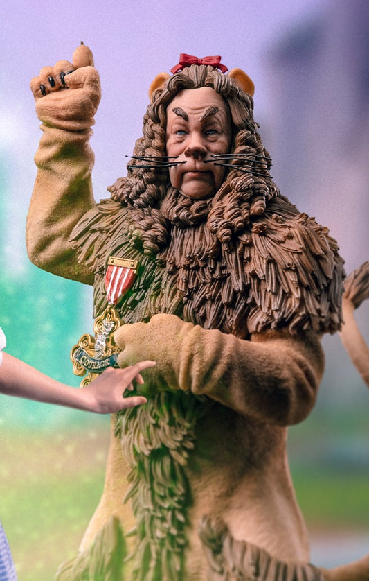Estátua Leão Covarde Deluxe - Mágico de Oz - Art Scale 1/10 - Iron Studios
